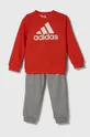 červená Detská tepláková súprava adidas Detský