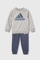 adidas trening copii tricotaj gri IS2475