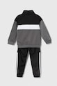 Chlapec Detská tepláková súprava adidas IJ6332 sivá