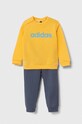 adidas dres niemowlęcy nadruk żółty IS2499