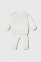Detská bavlnená tepláková súprava United Colors of Benetton 3J70AK00G.W.Seasonal biela SS24