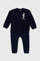 United Colors of Benetton tuta in lana bambino/a maglia blu navy 3J70AK00G.W.Seasonal