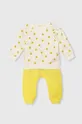жёлтый Спортивный костюм для младенцев United Colors of Benetton Детский