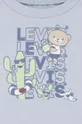 modrá Sada pre bábätká Levi's LVB CRITTER STACKED LOGO TEE S