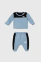 блакитний Cпортивний костюм для немовлят The North Face TNF TECH CREW SET Дитячий