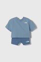 The North Face completo bambino/a SUMMER SET NF0A877N blu SS24