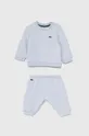 blu Lacoste tuta in cotone neonati Bambini