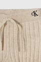 Calvin Klein Jeans set per neonati in misto lino beige IN0IN00185.PPYH