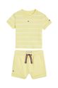 Komplet za bebe Tommy Hilfiger pletivo zlatna KN0KN01813.PPYH