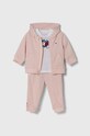 Tommy Hilfiger komplet niemowlęcy nadruk różowy KN0KN01821.PPYH