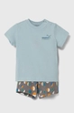 блакитний Дитячий комплект Puma ESS+ SUMMER CAMP Infants Set JS Дитячий