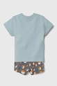 Puma komplet dziecięcy ESS+ SUMMER CAMP Infants Set JS 679281 niebieski SS24