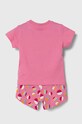 Puma komplet dziecięcy ESS+ SUMMER CAMP Infants Set JS 679281 różowy SS24