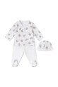 Tous set de bumbac pentru bebelusi Pic.2005 alb SS24