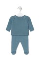 Tous komplet bawełniany niemowlęcy Tricot.2001 niebieski SS24