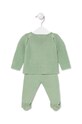 Tous komplet bawełniany niemowlęcy Tricot.2001 zielony SS24