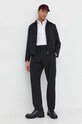 HUGO komplet z domieszką wełny 50507106 czarny SS24