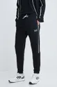 чёрный Хлопковый спортивный костюм EA7 Emporio Armani