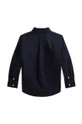 Otroška bombažna srajca Polo Ralph Lauren črna