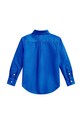 Дитяча бавовняна сорочка Polo Ralph Lauren 322858909015 блакитний SS24