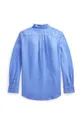 Дитяча бавовняна сорочка Polo Ralph Lauren блакитний