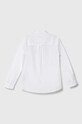 Calvin Klein Jeans koszula bawełniana dziecięca IB0IB01962.128.176.PPYH biały SS24