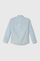 Calvin Klein Jeans koszula bawełniana dziecięca IB0IB01962.128.176.PPYH niebieski SS24