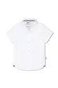 белый Хлопковая рубашка для младенцев BOSS Для мальчиков