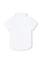 Μωρό βαμβακερό πουκάμισο BOSS λευκό