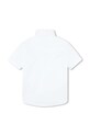 Dječja pamučna košulja BOSS J50696.102.108 bijela SS24
