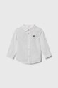 Dječja pamučna košulja United Colors of Benetton casual bijela 54AZGQ00J.P.Seasonal