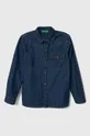 granatowy United Colors of Benetton koszula jeansowa dziecięca Chłopięcy