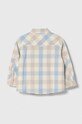 United Colors of Benetton camasa copii 5VC6GQ01N.P.Seasonal bej SS24