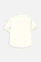 Βρεφικό πουκάμισο από λινό μείγμα Coccodrillo λευκό