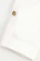 biały Coccodrillo koszula z domieszką lnu niemowlęca