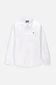 bijela Dječja pamučna košulja Coccodrillo Za dječake
