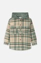 Coccodrillo camasa de bumbac pentru copii WC4136401NAK verde SS24