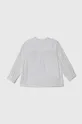 Μωρό βαμβακερό πουκάμισο United Colors of Benetton λευκό