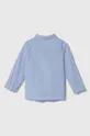 Παιδικό βαμβακερό πουκάμισο United Colors of Benetton μπλε