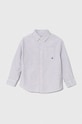 Παιδικό βαμβακερό πουκάμισο United Colors of Benetton casual μπλε 547NCQ02U.G.Seasonal