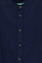 Мальчик Детская льняная рубашка United Colors of Benetton 5OK4GQ01L.P.Seasonal тёмно-синий