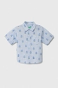 blu United Colors of Benetton maglia in cotone bambino/a Ragazzi