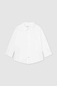 Mayoral koszula z domieszką lnu niemowlęca długi biały 117.3H.Baby.PPYH