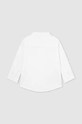 Mayoral koszula z domieszką lnu niemowlęca 117.3H.Baby.PPYH biały SS24
