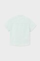 Mayoral koszula z domieszką lnu niemowlęca 1113.3M.Baby.PPYH zielony SS24