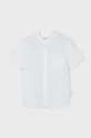 bijela Dječja košulja s dodatkom lana Mayoral Za dječake