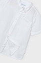 Chłopiec Mayoral koszula z domieszką lnu dziecięca 3113.5A.Mini.PPYH biały