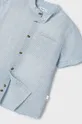 niebieski Mayoral koszula z domieszką lnu dziecięca
