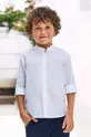 λευκό Παιδικό πουκάμισο από λινό μείγμα Mayoral Για αγόρια