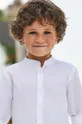 Детская рубашка с примесью льна Mayoral Для мальчиков